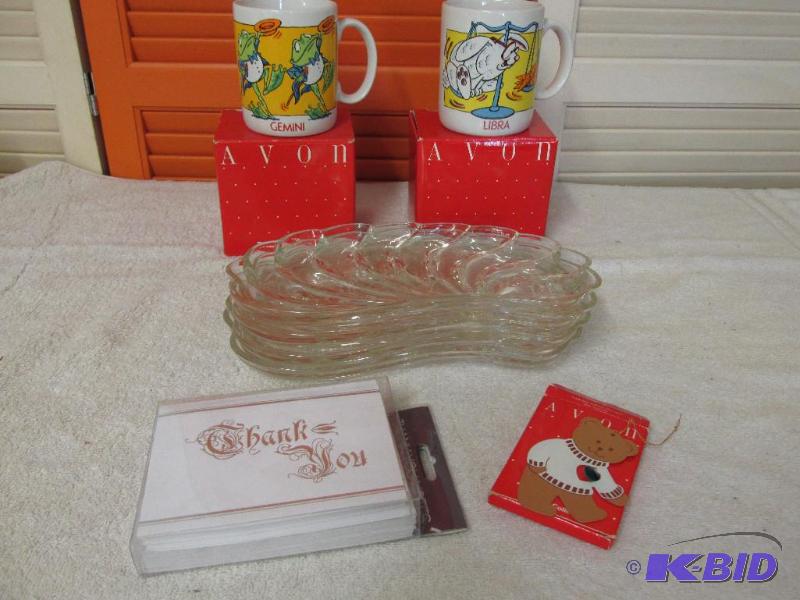 Snack Dishes, Cups and Thank You Notes