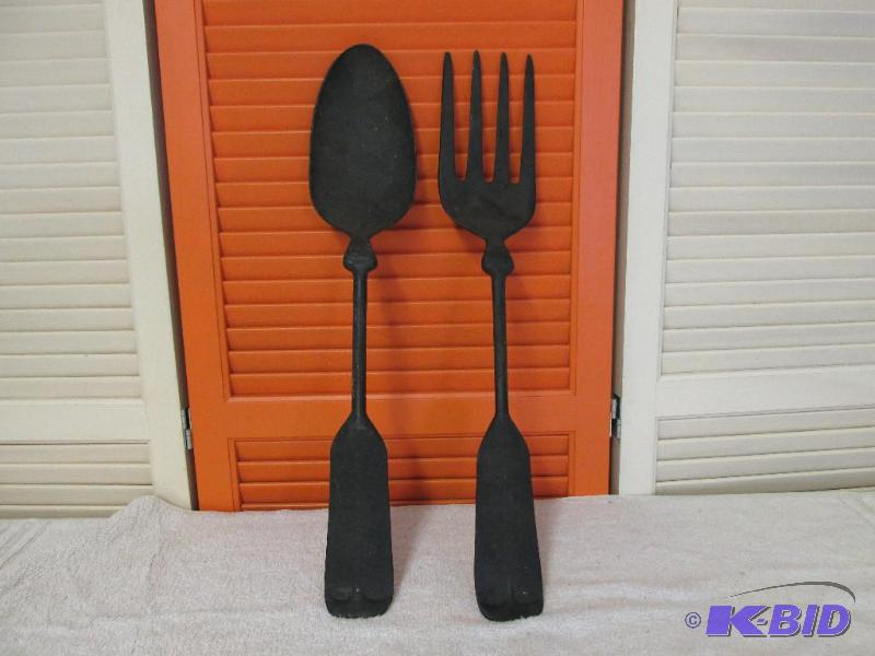 Vintage Fork and Spoon Wall Hangers