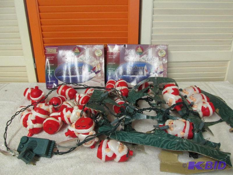 Santa Lights and 2 new boxes of Icicle Lights