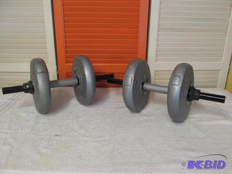 2 Dumb Bells and a extra Weight
