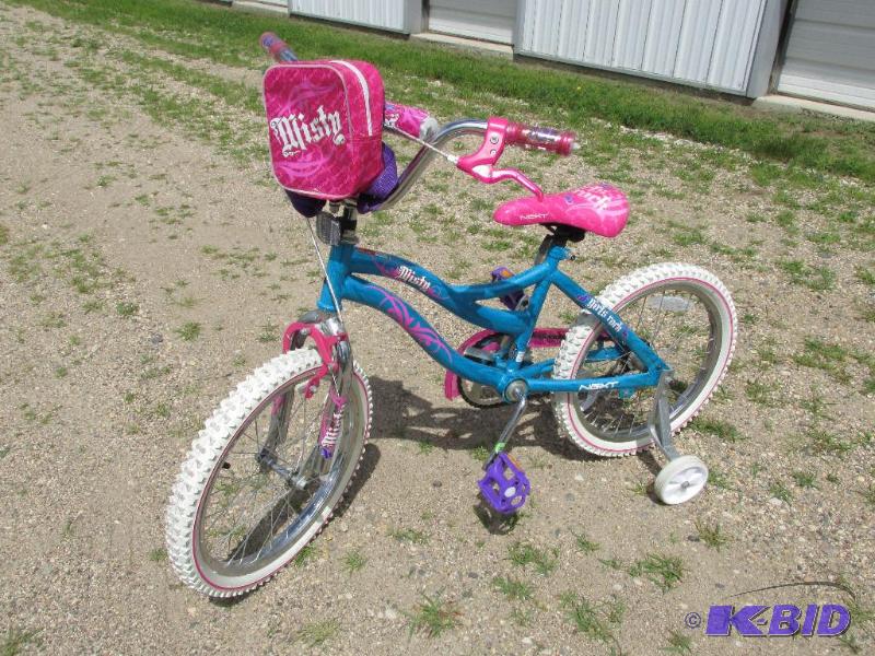 Cute Girls Bike with Training Wheels