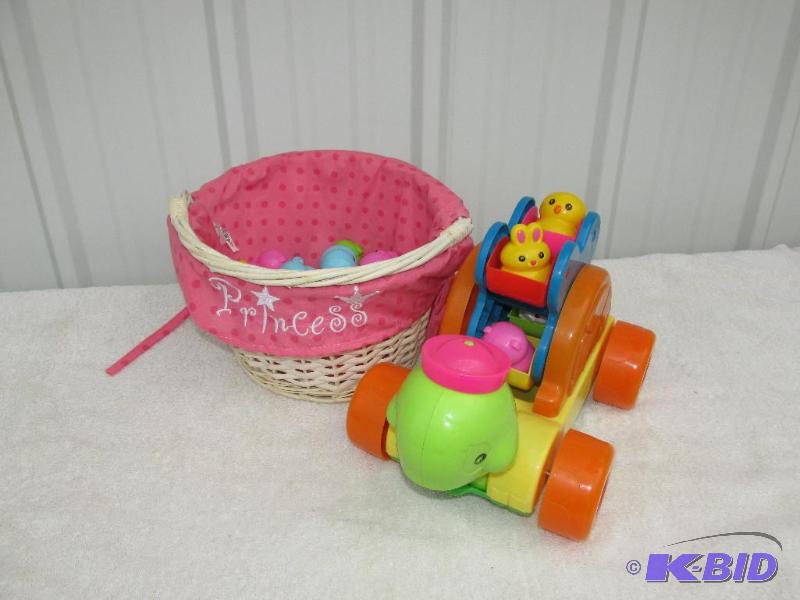 A Merry-go-round Turtle and a Princess Basket full of cute little critters