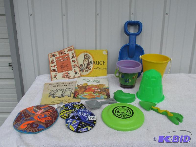 Some Sandbox Toys and Books