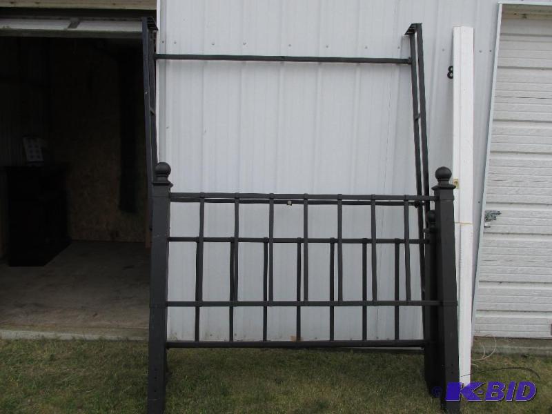 All Metal Bed Frame with Headboard and Footboard