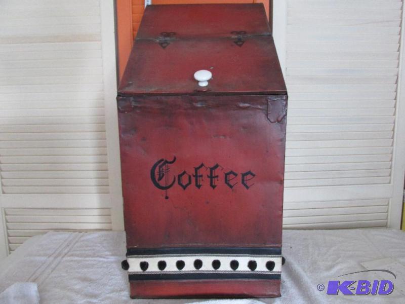 Nice old coffee bin