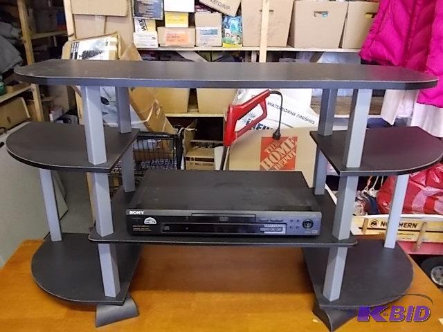 Multi Level Media Stand With Sony CD DVD Pla...