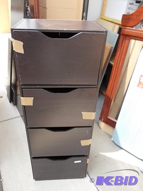 4 Drawer Storage Cabinet 16 x 12 x 42 Tall (N...