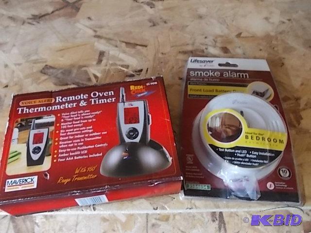New In Package Battery Powered Smoke Detector...