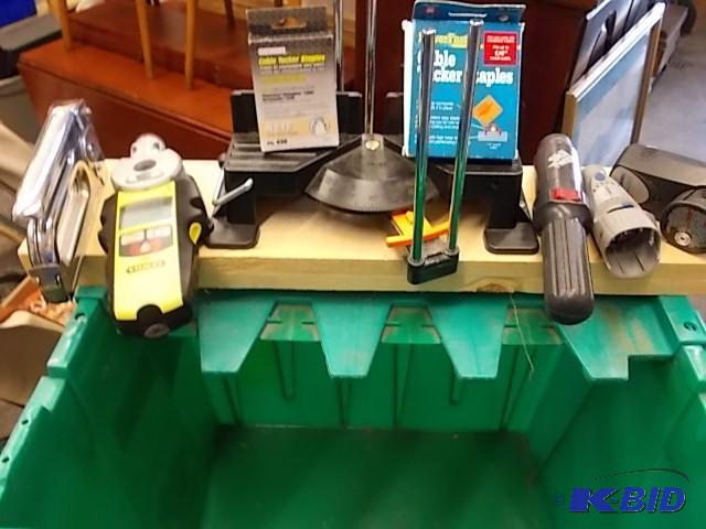 Jorgensen Miter Box, Stanley Laser Level, Ski...