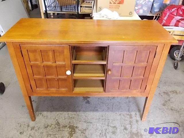 2 Door Cabinet With Open Mid Section 48 x 17 ...