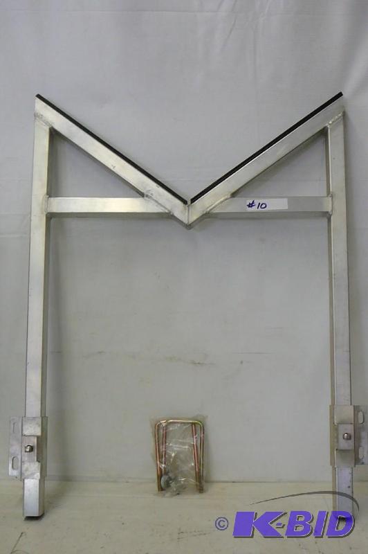 lot 10 image: Aluminum&nbspmotor stop with hardware NEW...