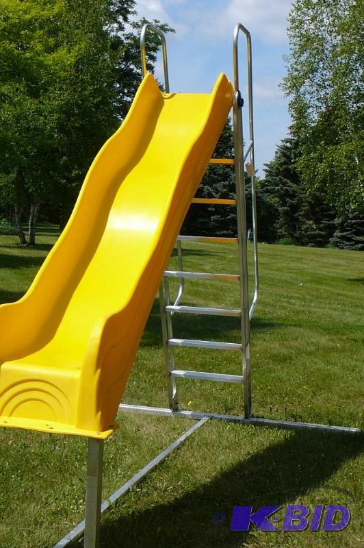 Shoremaster free standing swim slide yel... | Kan-Do Auctions