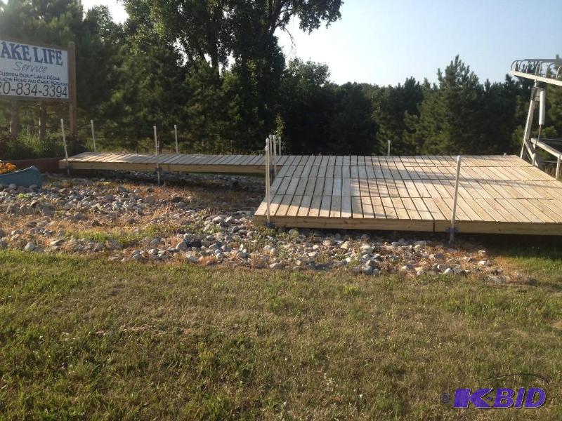 lot 20 image: Lake dock total of 80 feet long  10- 4 ...