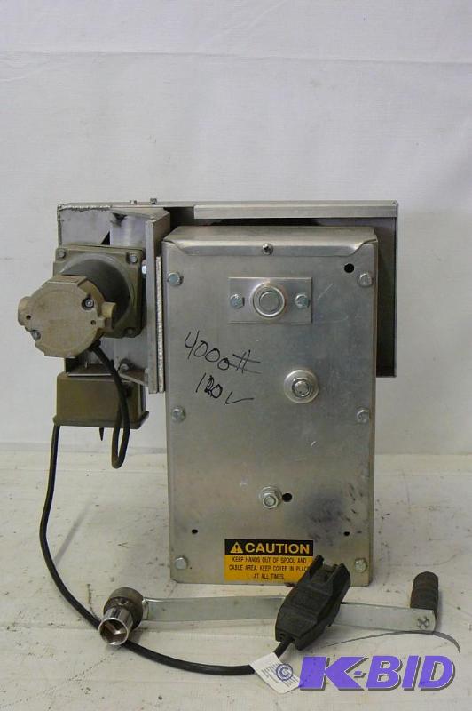 lot 21 image: 4000lb&nbspwinch box with sidewinder 120 vol...