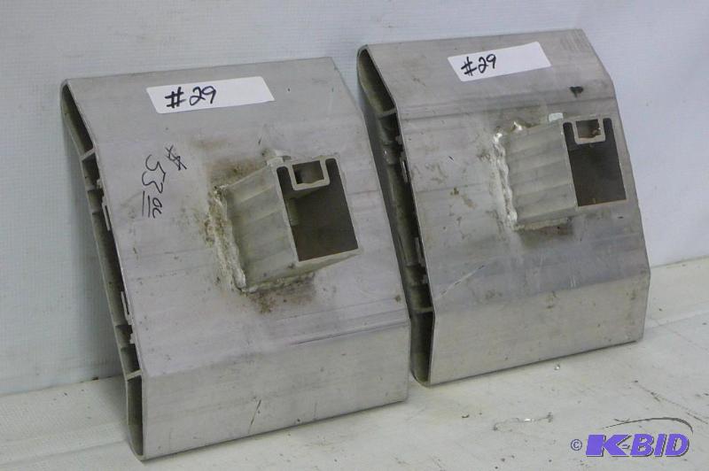 lot 29 image: Pair of Newmans aluminum&nbspdock pads with ...