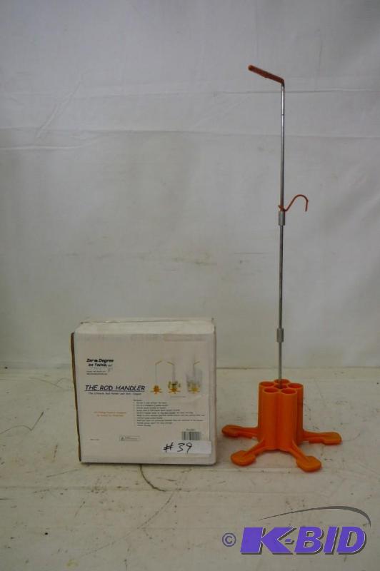 lot 38 image: Zero degree rod holders  sets inside 5 g...