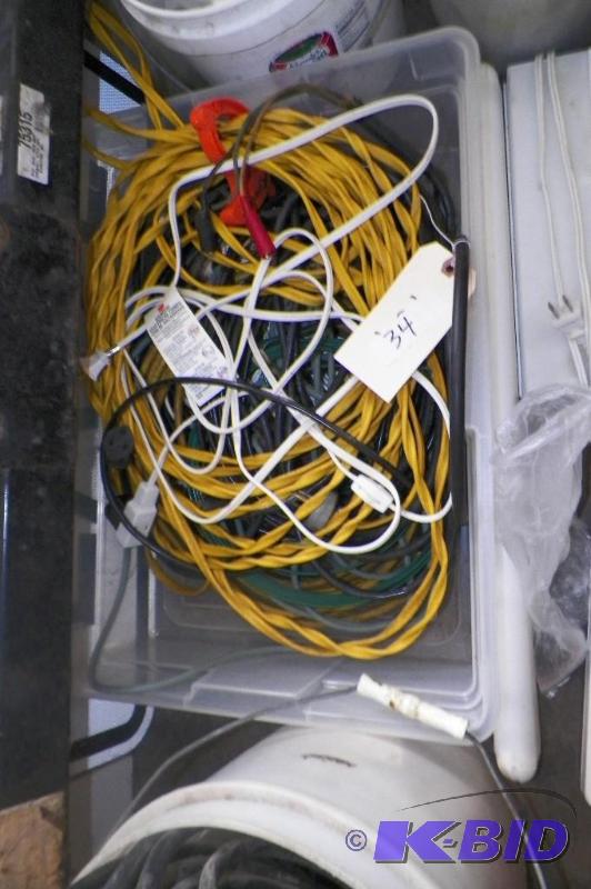 lot 34 image: 9 Extension Cords