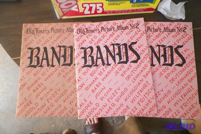 lot 39 image: 5 Old Timers Picture Album Books For Local Polka Bands