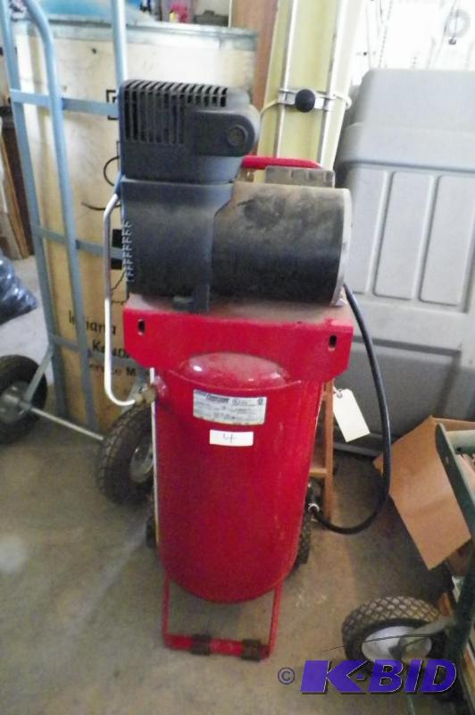 lot 4 image: Coleman Powermate Air Power 6311 Air Compressor Works Fine