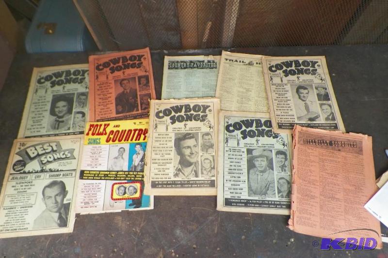 lot 45 image: Lot of 1950s Cowboy Songs & Other Magazines