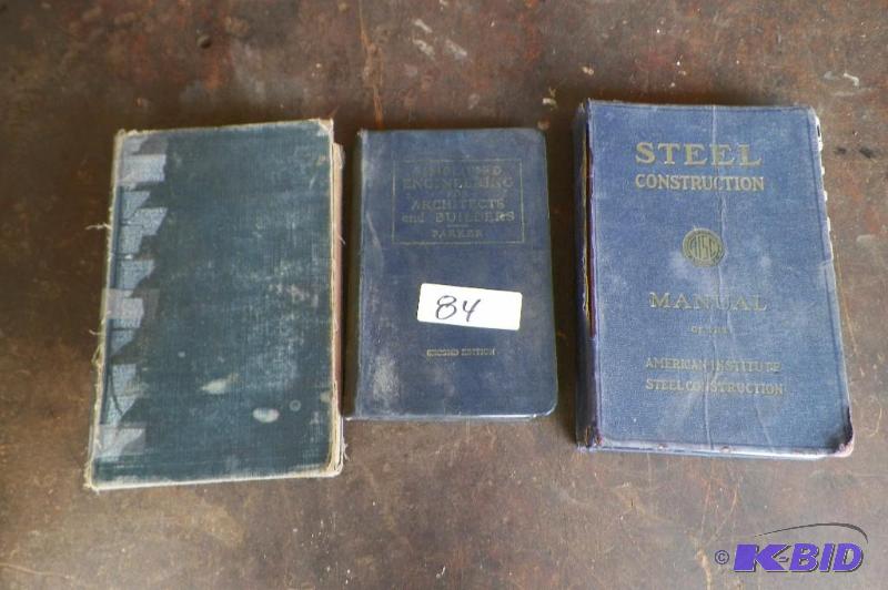 lot 84 image: 3 Construction Books