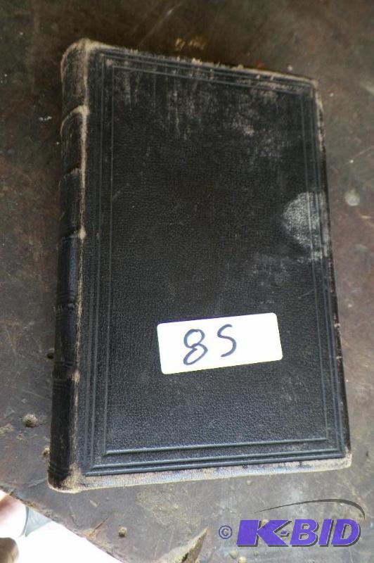 lot 85 image: German Bible From 1899
