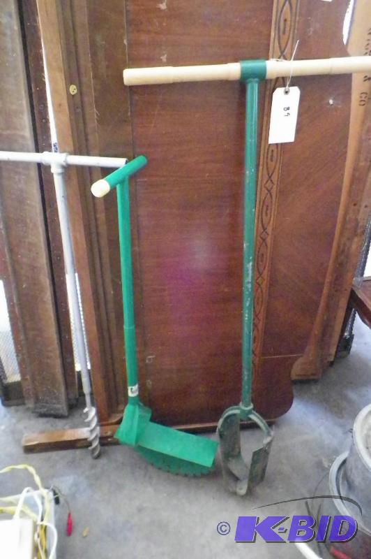 lot 89 image: Post Hole Digger & Two Other Tools