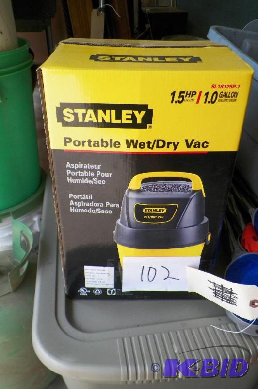 lot 92 image: Stanley Portable Wet Dry Vac