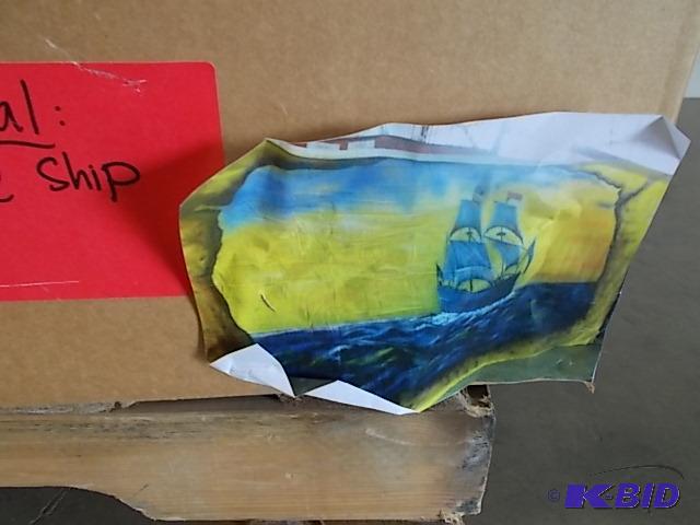 lot 101 image: Pirate Ship Mural 10 x 20...
