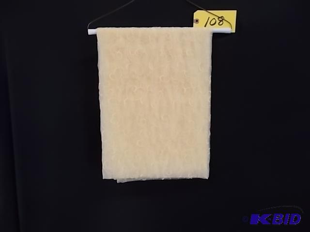 lot 108 image: (42) Organza Embroidered Table Cloth, 72"...
