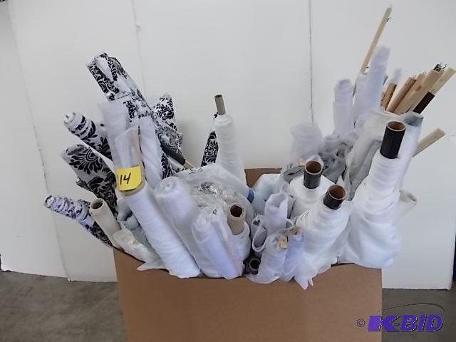 lot 114 image: 4 x 4 x 4 Crate Overflowing with Rolls of A...