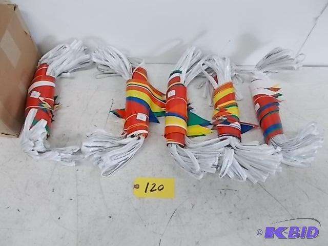lot 120 image: (5) 100 Pennant Flags...