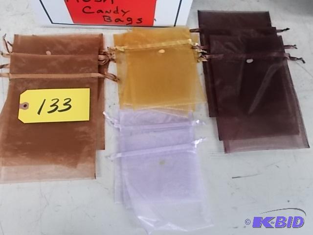 lot 133 image: Asstd Mesh Candy Bags...