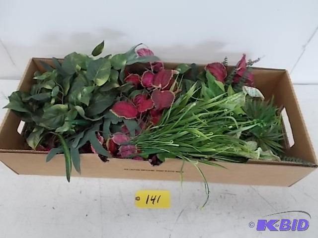lot 141 image: Asstd Faux Plants...