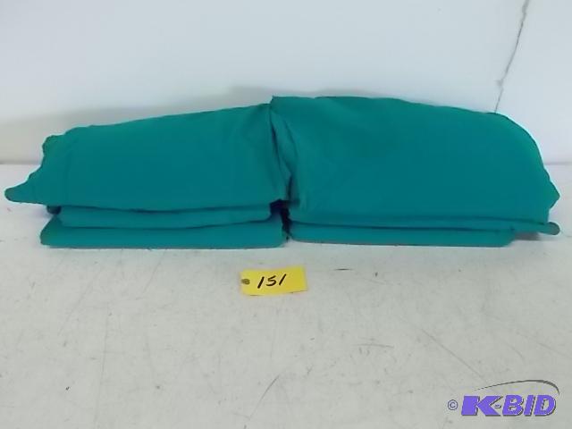 lot 151 image: (6) Teal Fabric, Approx. 20 x 5...