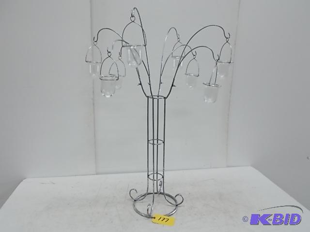 lot 177 image: (34) Candelabras with Tealight Candle Holders...