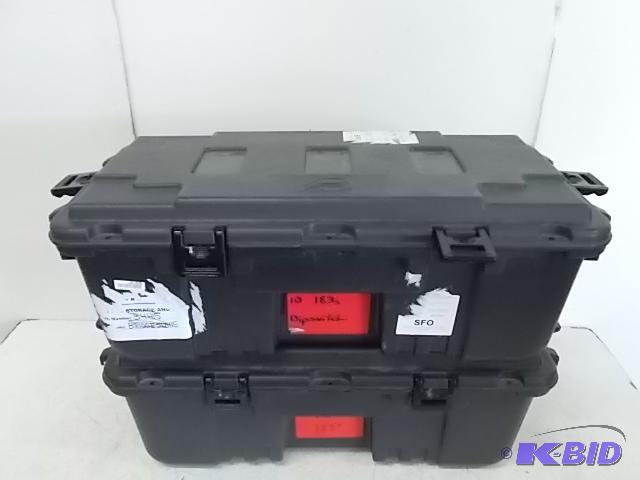 lot 18 image: (2) Plano Totes, (1) Has a Crack In the Lid...