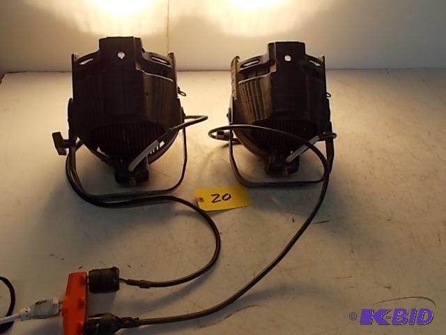 lot 20 image: (2) Behringer Ultra Par UP1000 575 Watt Par L...