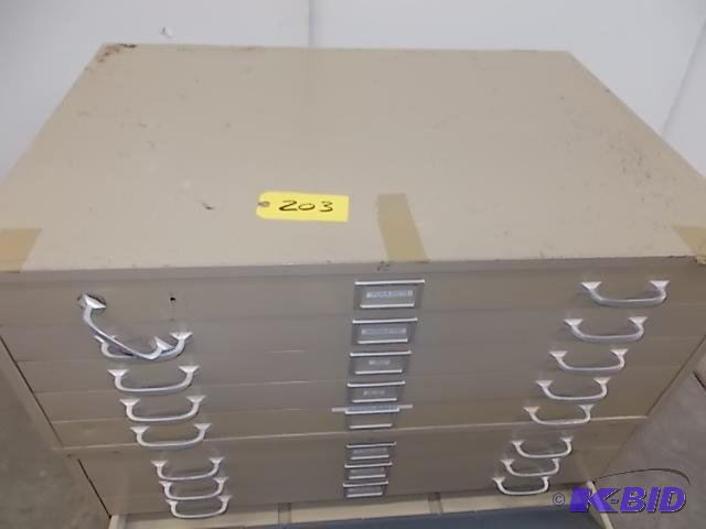 lot 203 image: Cole 5 Drawer Cabinet 40.5" x 28.5"...