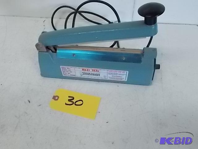 lot 30 image: Maxi Seal MS-8 8" Impulse Sealer, Works...