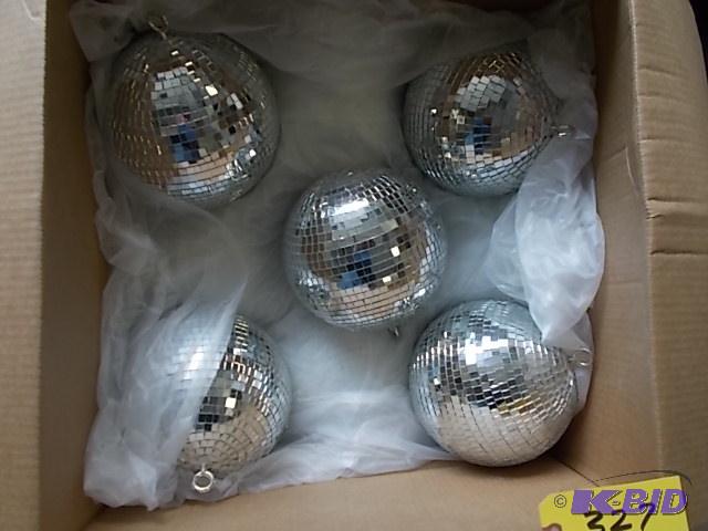 lot 327 image: (16) 8" Mirror Balls...