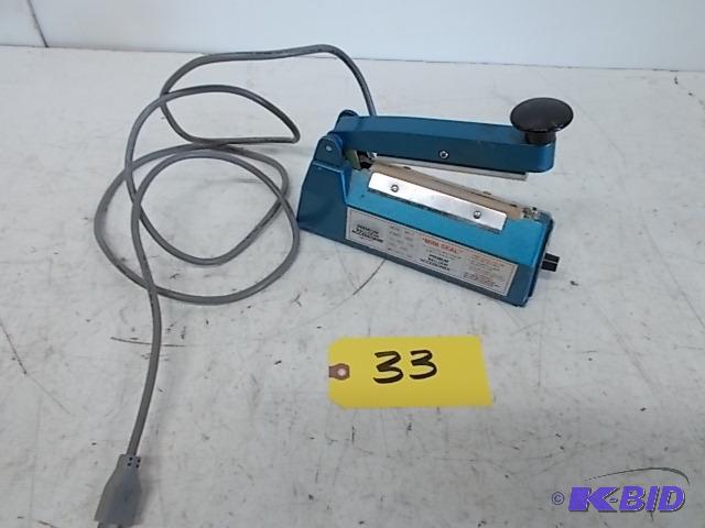 lot 33 image: Mini Seal MS-4 4" Impulse Sealer, Works...