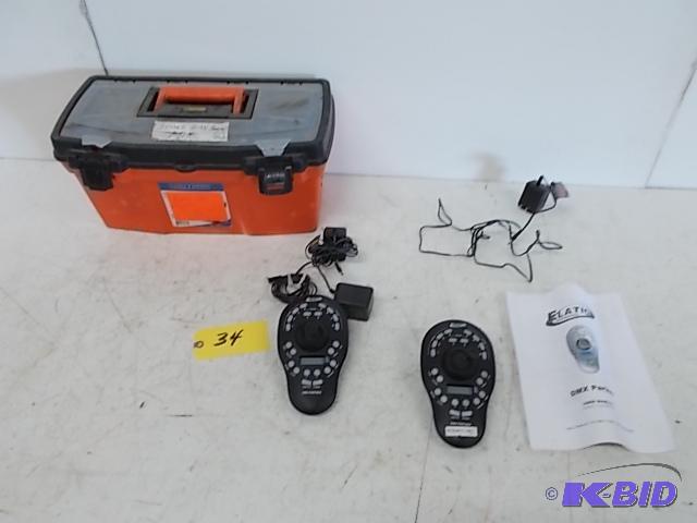 lot 34 image: (2) Elation Professional DXM Partner Controll...