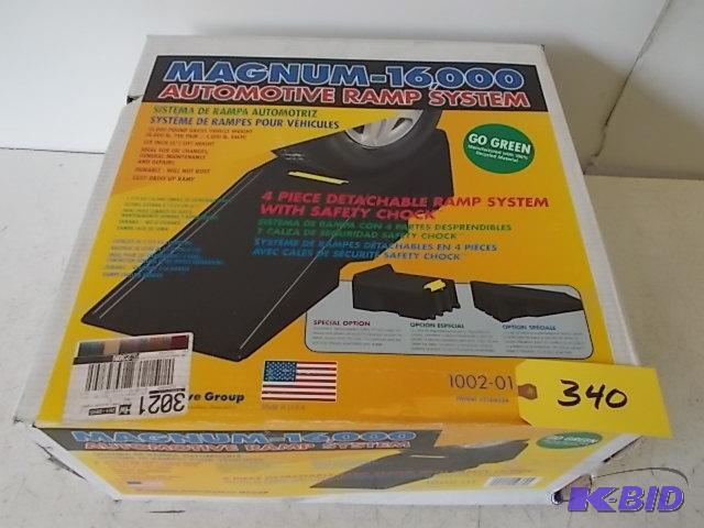 lot 340 image: Magnum 16,000 Automotive Ramp System, New In ...