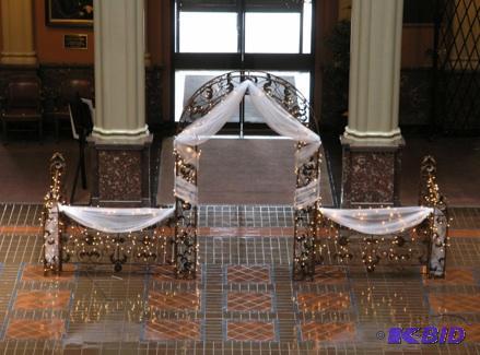 lot 343 image: Iron Garden Arch, 8 12 Tall, 68" Wide ...