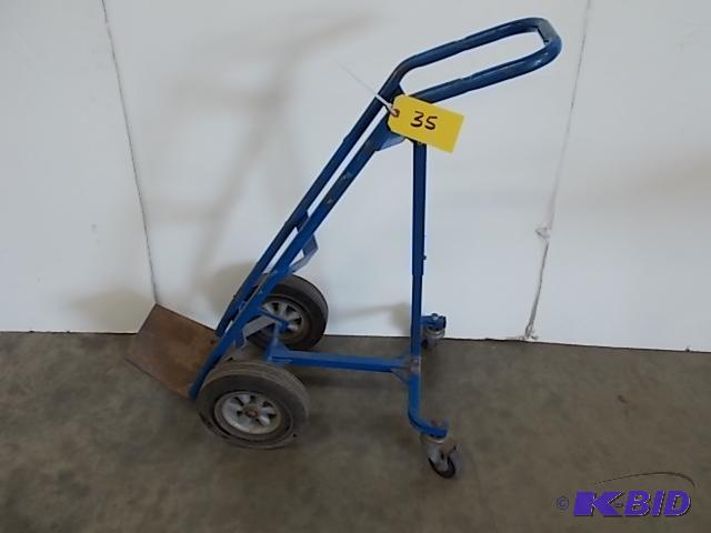 lot 35 image: Conwin Helium Tank Cart...