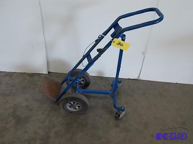 lot 36 image: Conwin Helium Tank Cart...