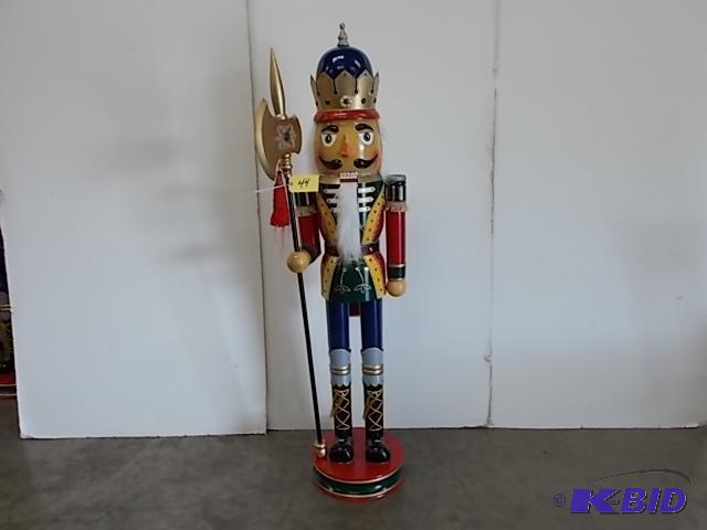 lot 44 image: 6 Nutcracker Statue...