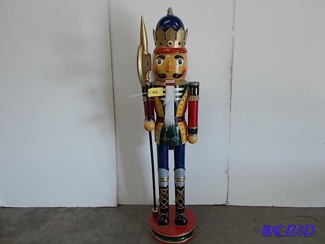 lot 46 image: 6 Nutcracker Statue...
