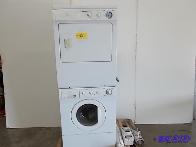 lot 48 image: Frigidaire Gallery Heavy Duty Stack Washer  ...